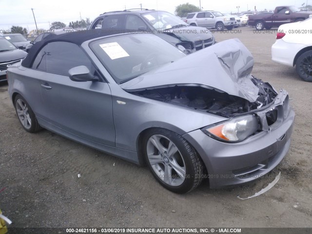 WBAUN1C54AVH81979 - 2010 BMW 128 I GRAY photo 1