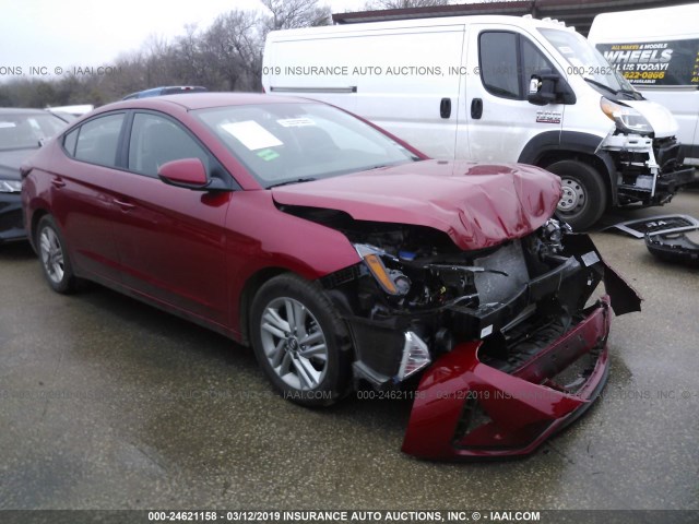 5NPD84LF9KH406656 - 2019 HYUNDAI ELANTRA SEL/VALUE/LIMITED RED photo 1