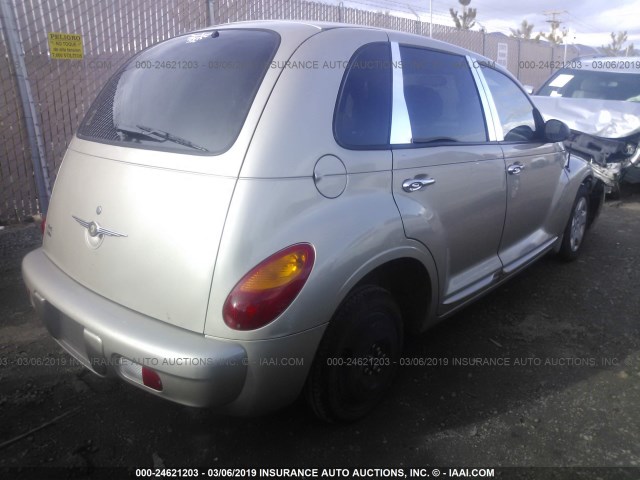 3C4FY58B35T606909 - 2005 CHRYSLER PT CRUISER TOURING GOLD photo 4