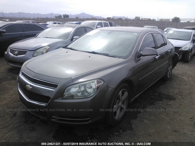 1G1ZC5E09CF135962 - 2012 CHEVROLET MALIBU 1LT 灰色 照片 2