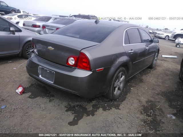 1G1ZC5E09CF135962 - 2012 CHEVROLET MALIBU 1LT 灰色 照片 4