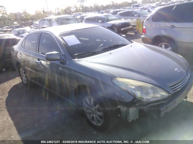 JTHBF30G330134915 - 2003 LEXUS ES 300 GRAY photo 1