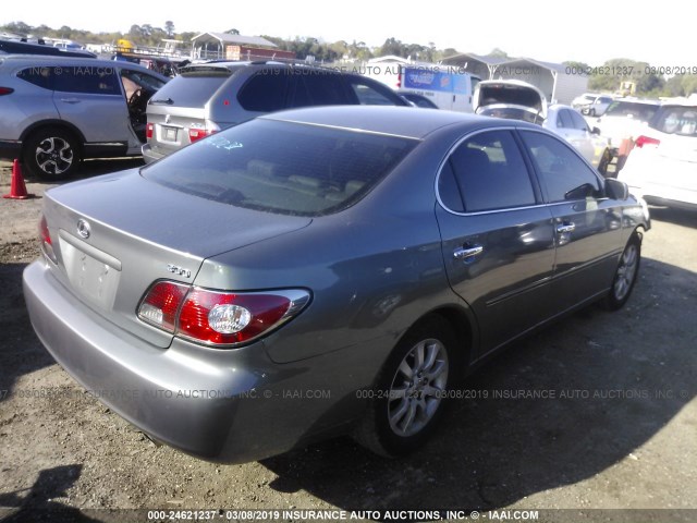 JTHBF30G330134915 - 2003 LEXUS ES 300 GRAY photo 4