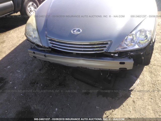 JTHBF30G330134915 - 2003 LEXUS ES 300 GRAY photo 6