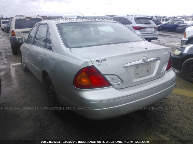 4T1BF28B8YU004516 - 2000 TOYOTA AVALON XL/XLS Champagne photo 3