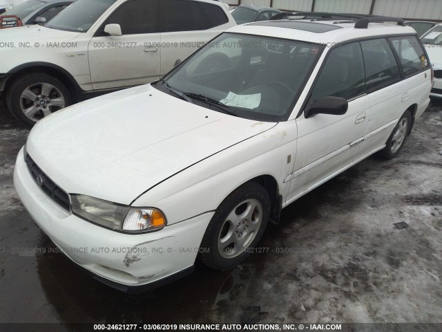 4S3BK435XX7311910 - 1999 SUBARU LEGACY L/30TH ANNIVERSARY L WHITE photo 2