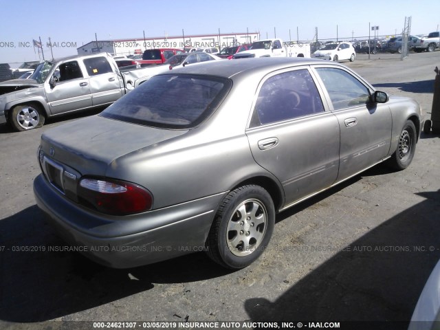 1YVGF22CXY5176191 - 2000 MAZDA 626 ES/LX TAN photo 4