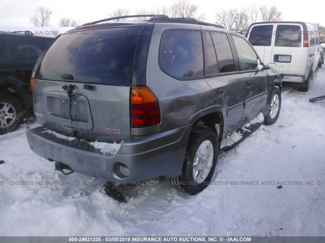 1GKDT13S452389284 - 2005 GMC ENVOY GRAY photo 4