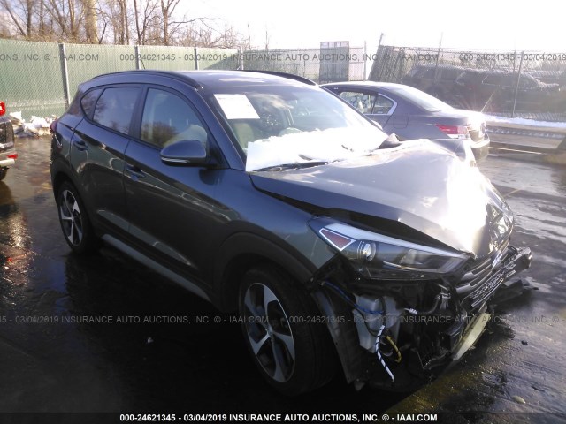 KM8J3CA26HU581033 - 2017 HYUNDAI TUCSON LIMITED/SPORT AND ECO/SE GRAY photo 1