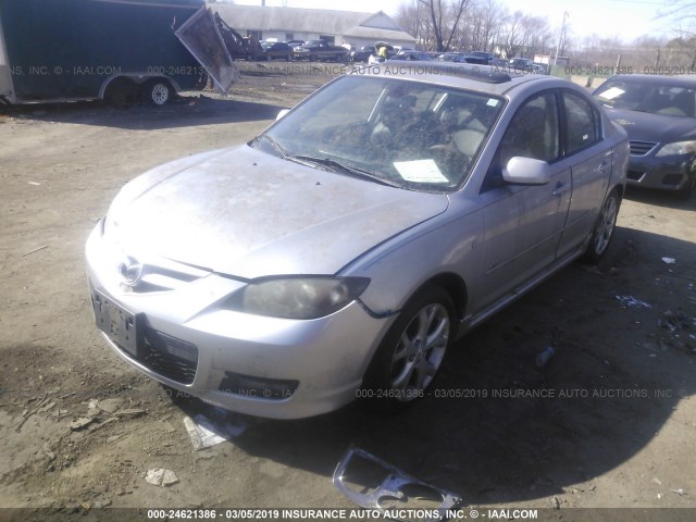 JM1BK323071705168 - 2007 MAZDA 3 S SILVER photo 2