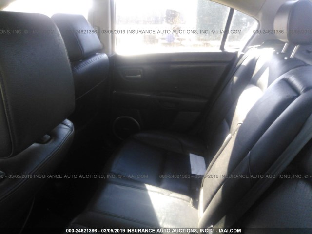 JM1BK323071705168 - 2007 MAZDA 3 S SILVER photo 8