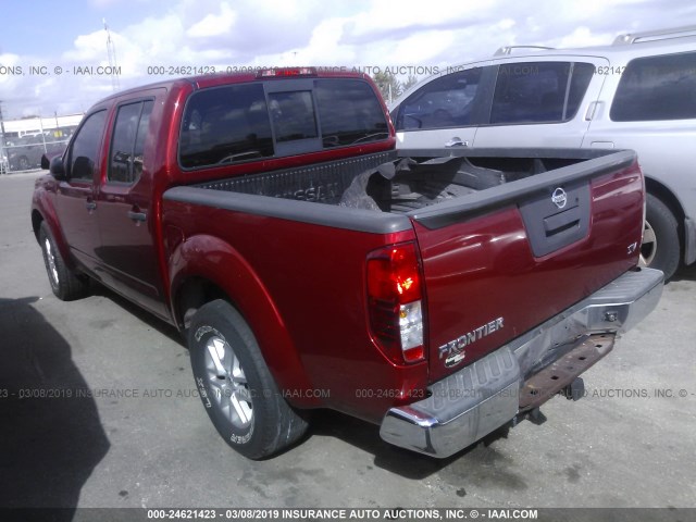1N6AD0ER8FN701541 - 2015 NISSAN FRONTIER S/SV/SL/PRO-4X RED photo 3