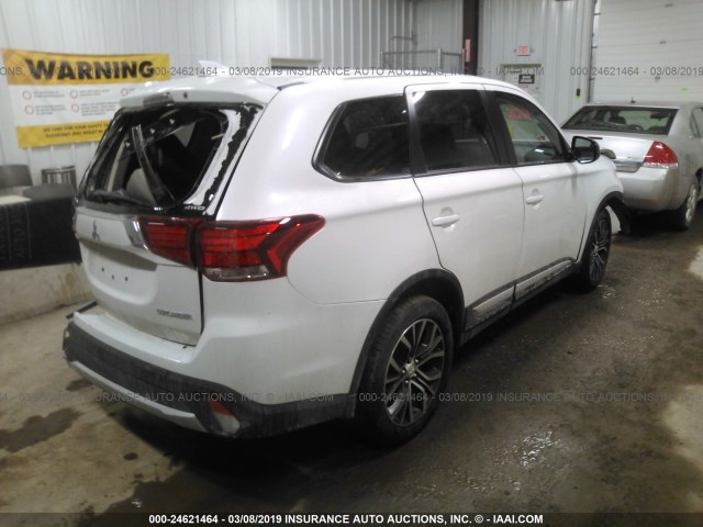 JA4AZ2A3XHZ049240 - 2017 MITSUBISHI OUTLANDER ES WHITE photo 4