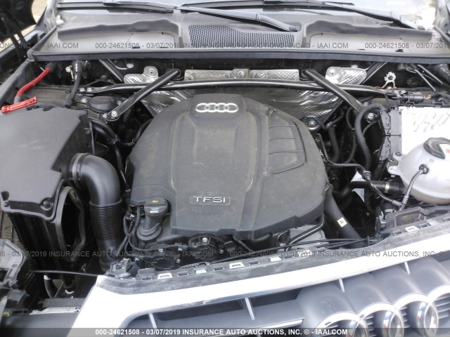 WA1CNAFY0J2138266 - 2018 AUDI Q5 PRESTIGE BLACK photo 10