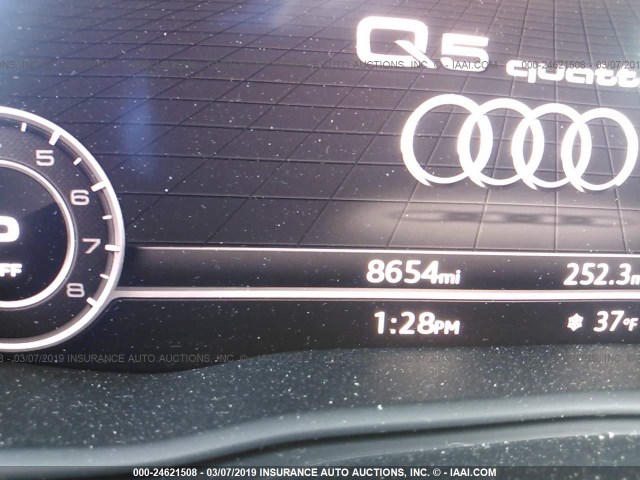 WA1CNAFY0J2138266 - 2018 AUDI Q5 PRESTIGE BLACK photo 7