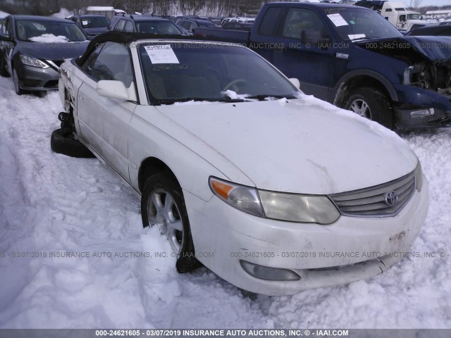 2T1FF28P32C596574 - 2002 TOYOTA CAMRY SOLARA SE/SLE WHITE photo 1