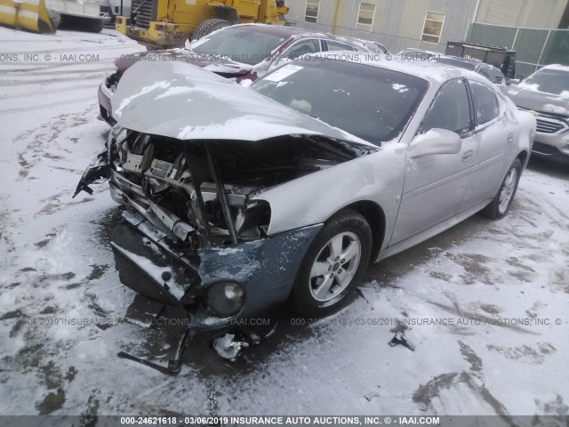 2G2WP552761190698 - 2006 PONTIAC GRAND PRIX SILVER photo 2