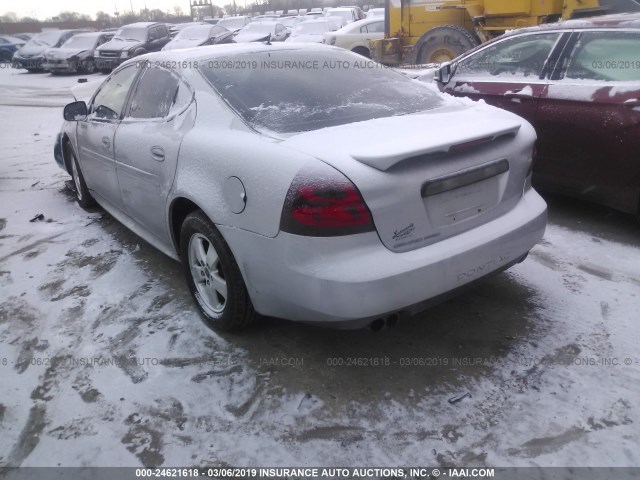 2G2WP552761190698 - 2006 PONTIAC GRAND PRIX SILVER photo 3