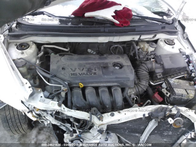 2T1BR32E66C697276 - 2006 TOYOTA COROLLA CE/LE/S WHITE photo 10