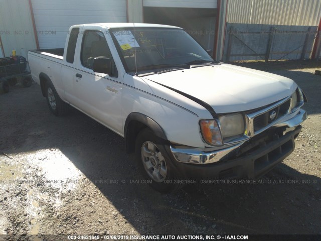 1N6DD26S1YC367250 - 2000 NISSAN FRONTIER KING CAB XE WHITE photo 1