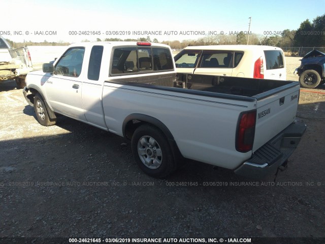 1N6DD26S1YC367250 - 2000 NISSAN FRONTIER KING CAB XE WHITE photo 3