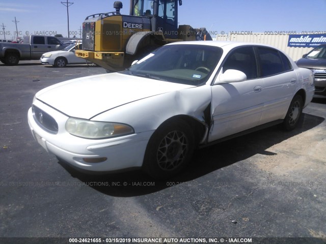 1G4HR54K22U209104 - 2002 BUICK LESABRE LIMITED WHITE photo 2