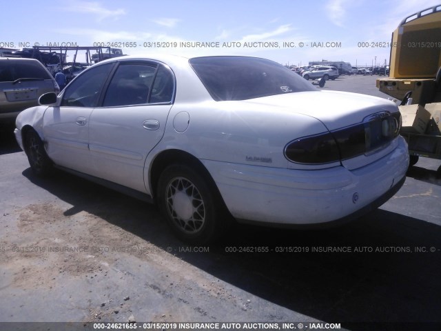 1G4HR54K22U209104 - 2002 BUICK LESABRE LIMITED WHITE photo 3