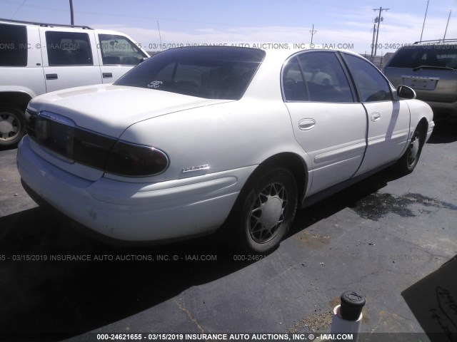 1G4HR54K22U209104 - 2002 BUICK LESABRE LIMITED WHITE photo 4