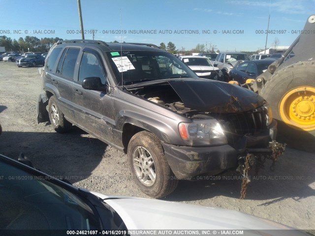 1J4GX48S04C266883 - 2004 JEEP GRAND CHEROKEE LAREDO/COLUMBIA/FREEDOM ნაცრისფერი ფოტო 1