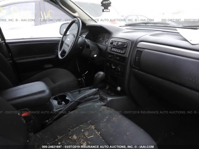 1J4GX48S04C266883 - 2004 JEEP GRAND CHEROKEE LAREDO/COLUMBIA/FREEDOM ნაცრისფერი ფოტო 5