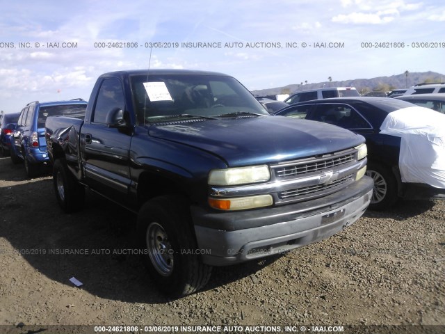 1GCEC14W3YZ241088 - 2000 CHEVROLET SILVERADO C1500 BLUE photo 1