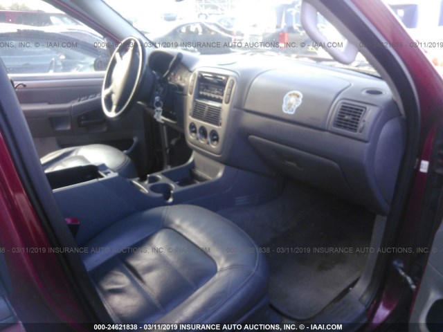 1FMZU73K63UB38605 - 2003 FORD EXPLORER XLT/XLT SPORT/NBX Qırmızı foto 5