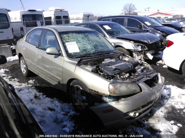 KMHDN46D35U957755 - 2005 HYUNDAI ELANTRA GLS/GT BEIGE photo 1