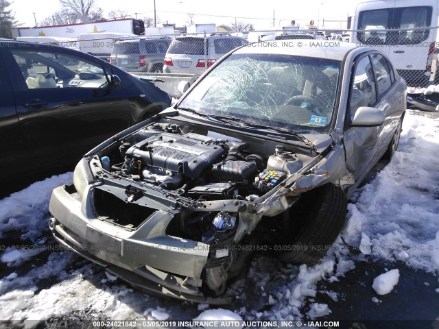 KMHDN46D35U957755 - 2005 HYUNDAI ELANTRA GLS/GT BEIGE photo 6