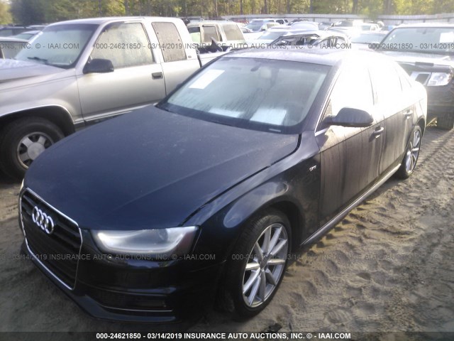 WAUFFAFL2FN028035 - 2015 AUDI A4 PREMIUM PLUS BLACK photo 2