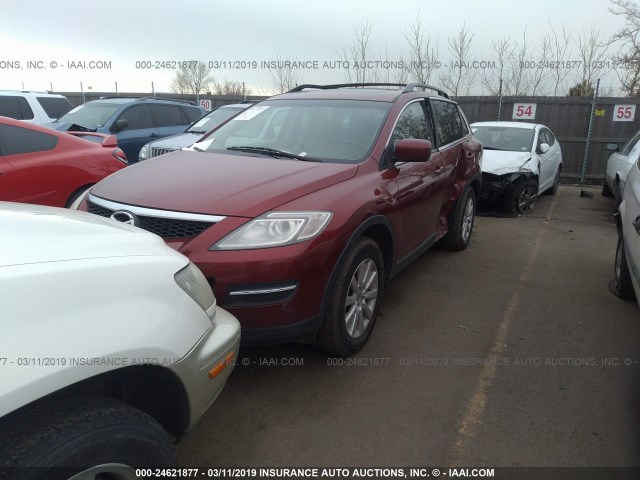 JM3TB38YX70119498 - 2007 MAZDA CX-9 RED photo 2