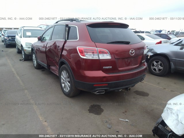 JM3TB38YX70119498 - 2007 MAZDA CX-9 RED photo 3