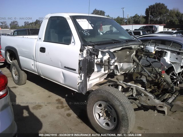 1GCHC24U75E106474 - 2005 CHEVROLET SILVERADO C2500 HEAVY DUTY WHITE photo 1