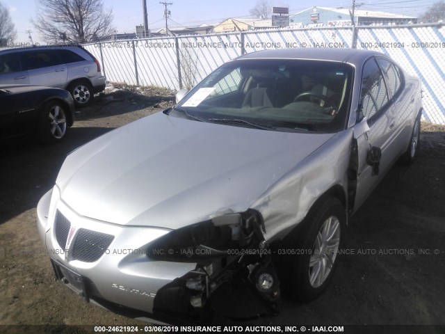 2G2WP552661282076 - 2006 PONTIAC GRAND PRIX SILVER photo 2