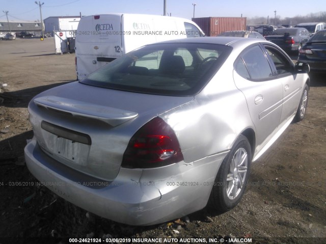 2G2WP552661282076 - 2006 PONTIAC GRAND PRIX SILVER photo 4