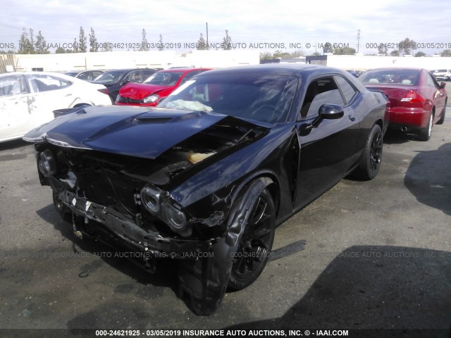 2C3CDZAG6FH834848 - 2015 DODGE CHALLENGER SXT BLACK photo 2