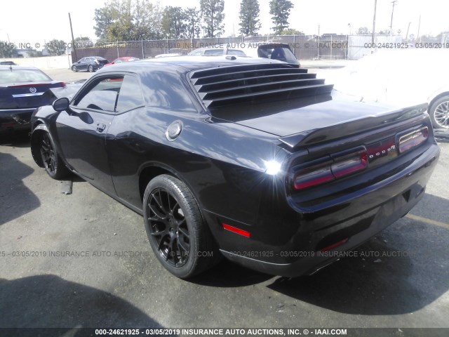 2C3CDZAG6FH834848 - 2015 DODGE CHALLENGER SXT BLACK photo 3