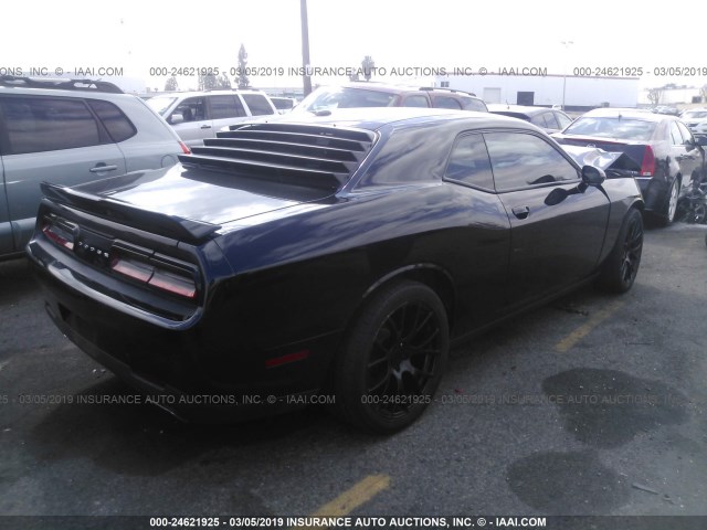 2C3CDZAG6FH834848 - 2015 DODGE CHALLENGER SXT BLACK photo 4