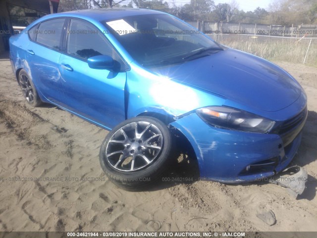 1C3CDFBB2FD391404 - 2015 DODGE DART SXT BLUE photo 6