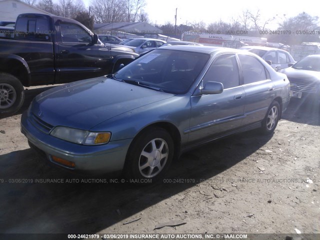 1HGCD5659RA037865 - 1994 HONDA ACCORD EX/EX-R BLUE photo 2