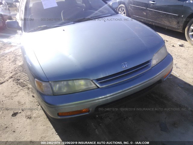 1HGCD5659RA037865 - 1994 HONDA ACCORD EX/EX-R BLUE photo 6