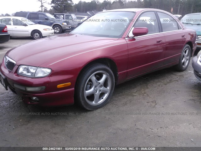 JM1TA2226Y1605246 - 2000 MAZDA MILLENIA S/MILLENIUM MAROON photo 2