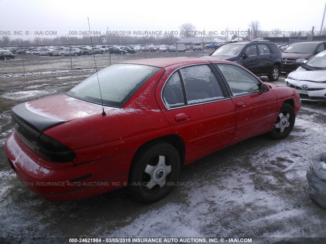 2G1WN52K0W9170308 - 1998 CHEVROLET LUMINA LTZ RED photo 4