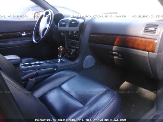 1LNHM87A92Y676371 - 2002 LINCOLN LS BURGUNDY photo 5