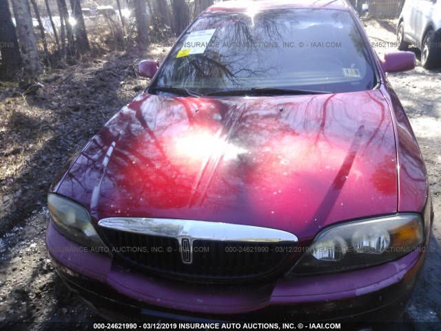 1LNHM87A92Y676371 - 2002 LINCOLN LS BURGUNDY photo 6